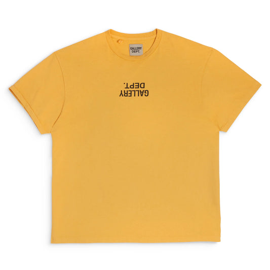 Gallery Dept Yellow Fucked Up Logo T-Shirt Front 