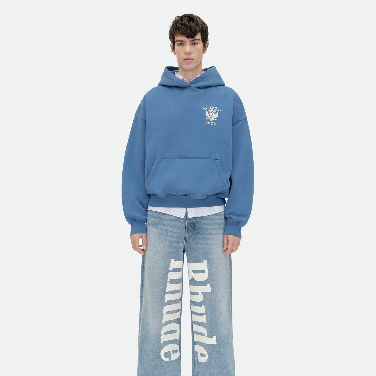 Rhude Royal Blue St Rhude Seal Hoodie
