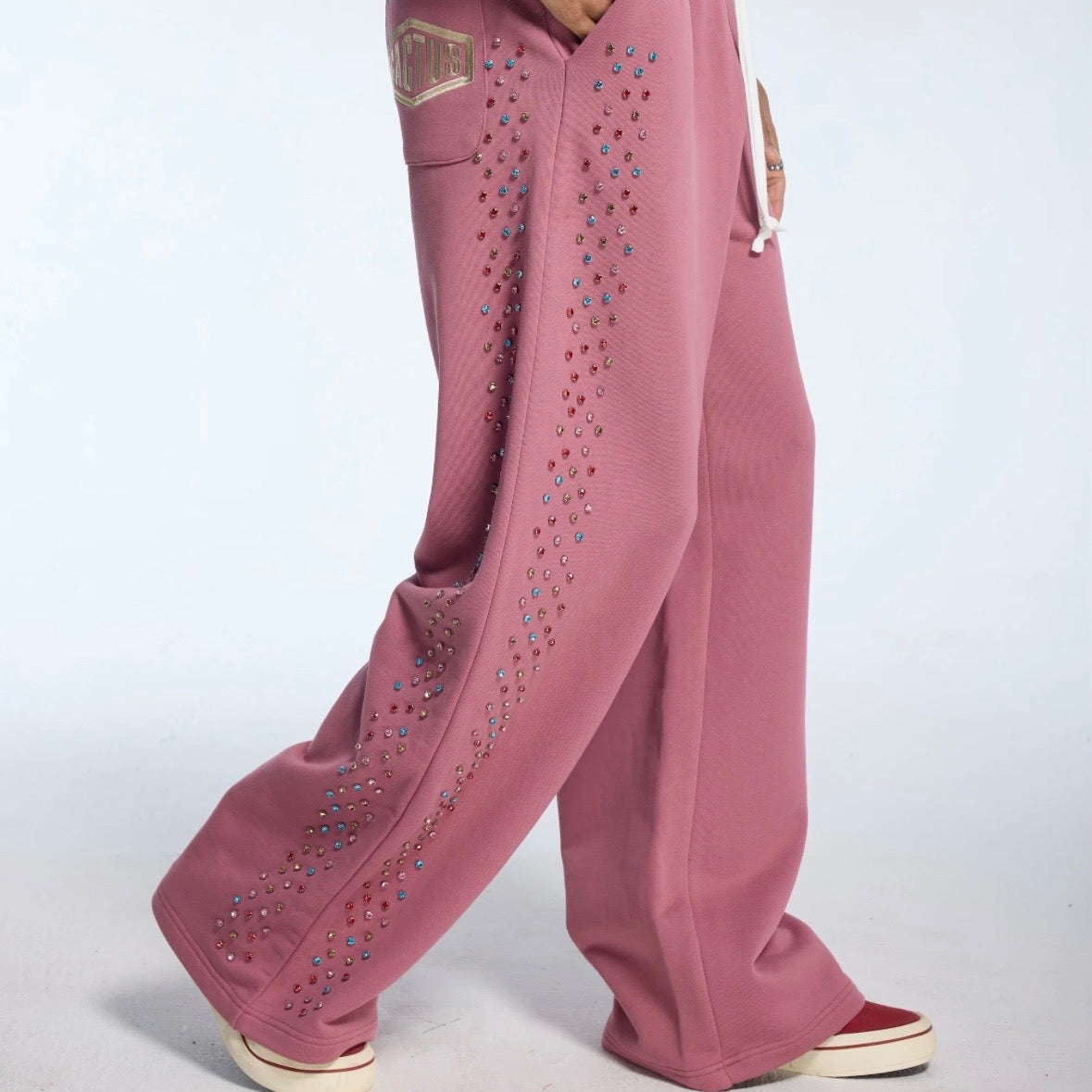 AZVA Raspberry Crystal Cactus Sweatpants