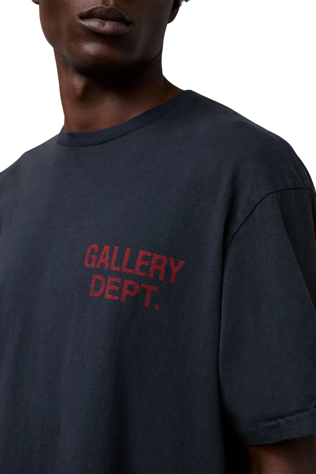 Gallery Dept Black Souvenir Logo T-Shirt