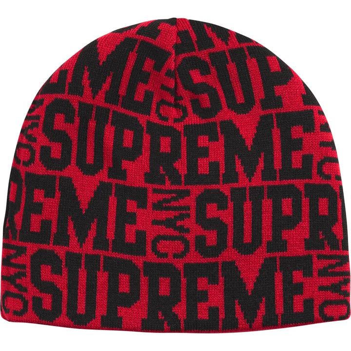Supreme Red Reversible Camo Beanie