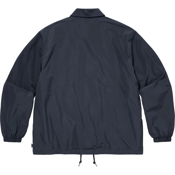 Supreme Navy Spellout Coaches Jacket