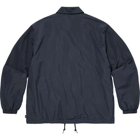 Supreme Navy Spellout Coaches Jacket
