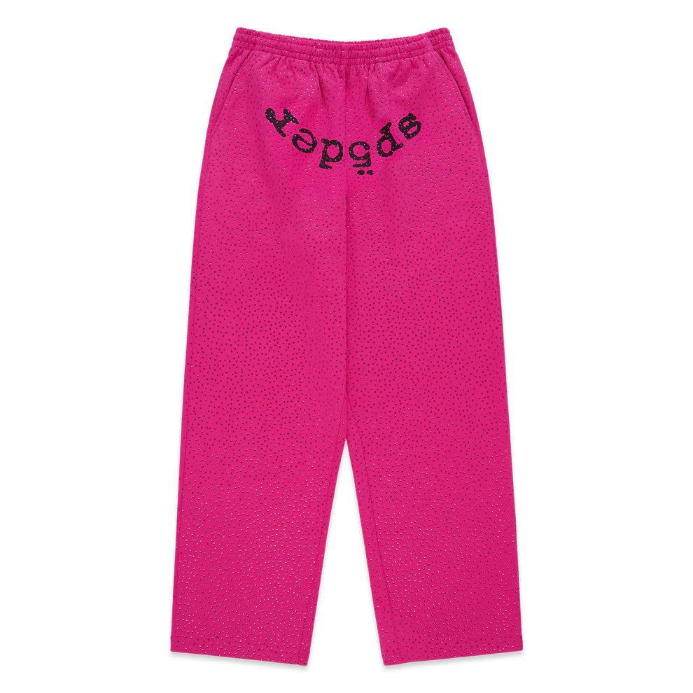 Sp5der Pink VVS Sweatpants