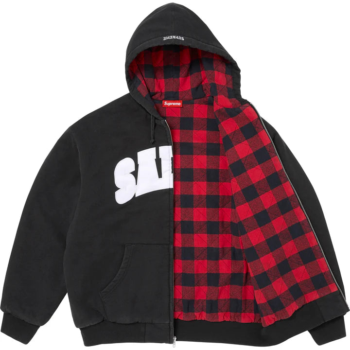 Supreme Salem Black Zip Hoodie