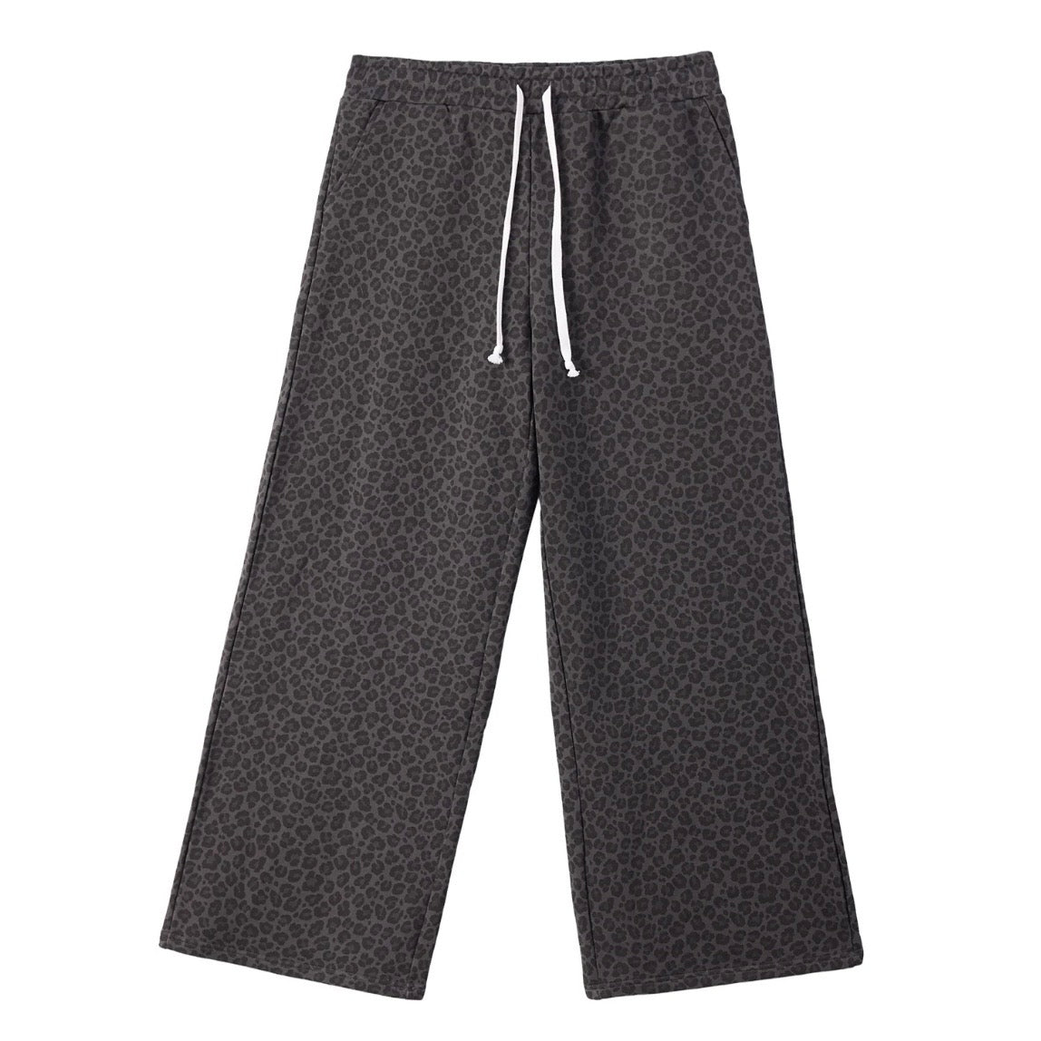 AZVA Black Leopard Art Sweatpants