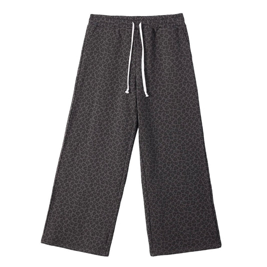 AZVA Black Leopard Art Sweatpants