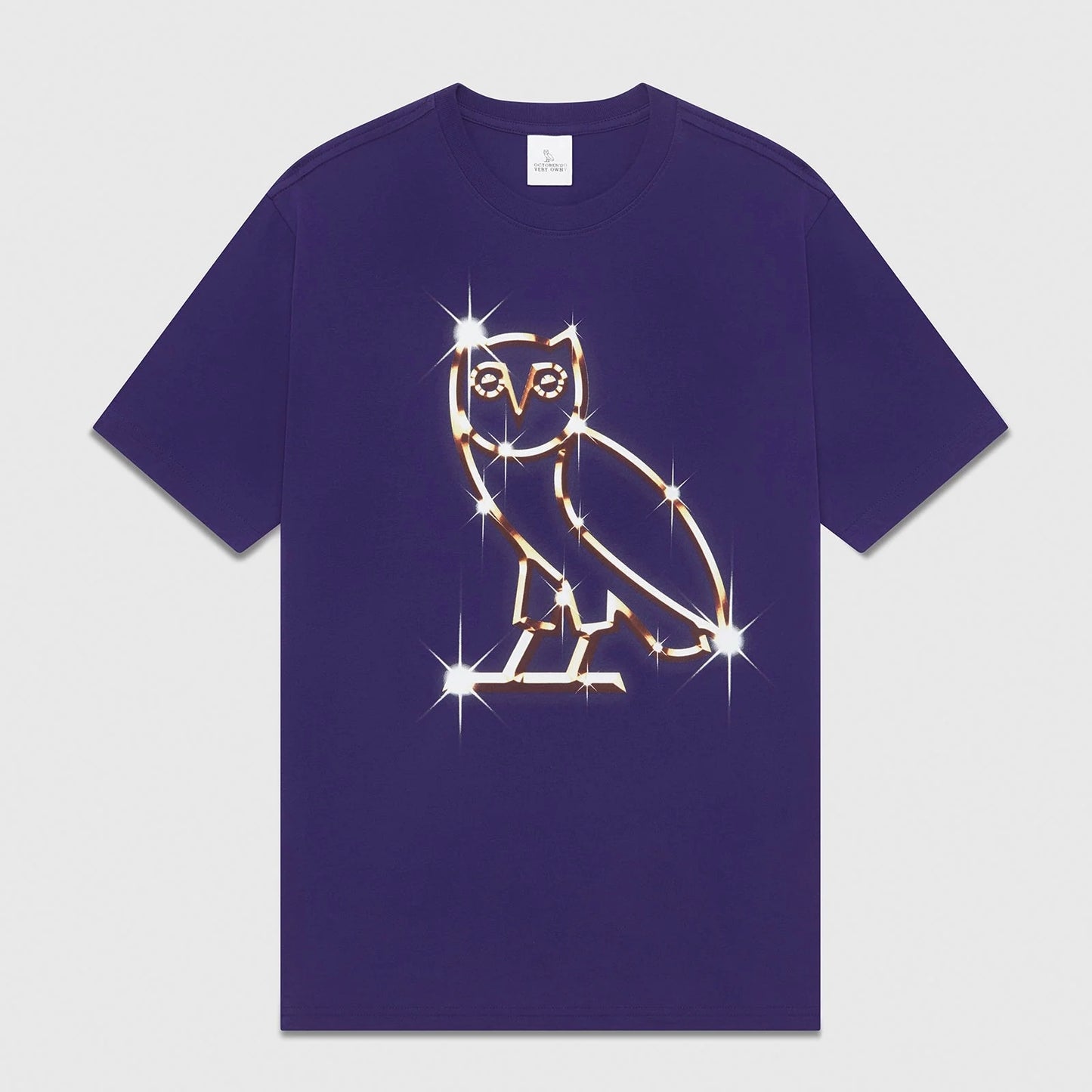 OVO Purple Bling T-Shirt Front View