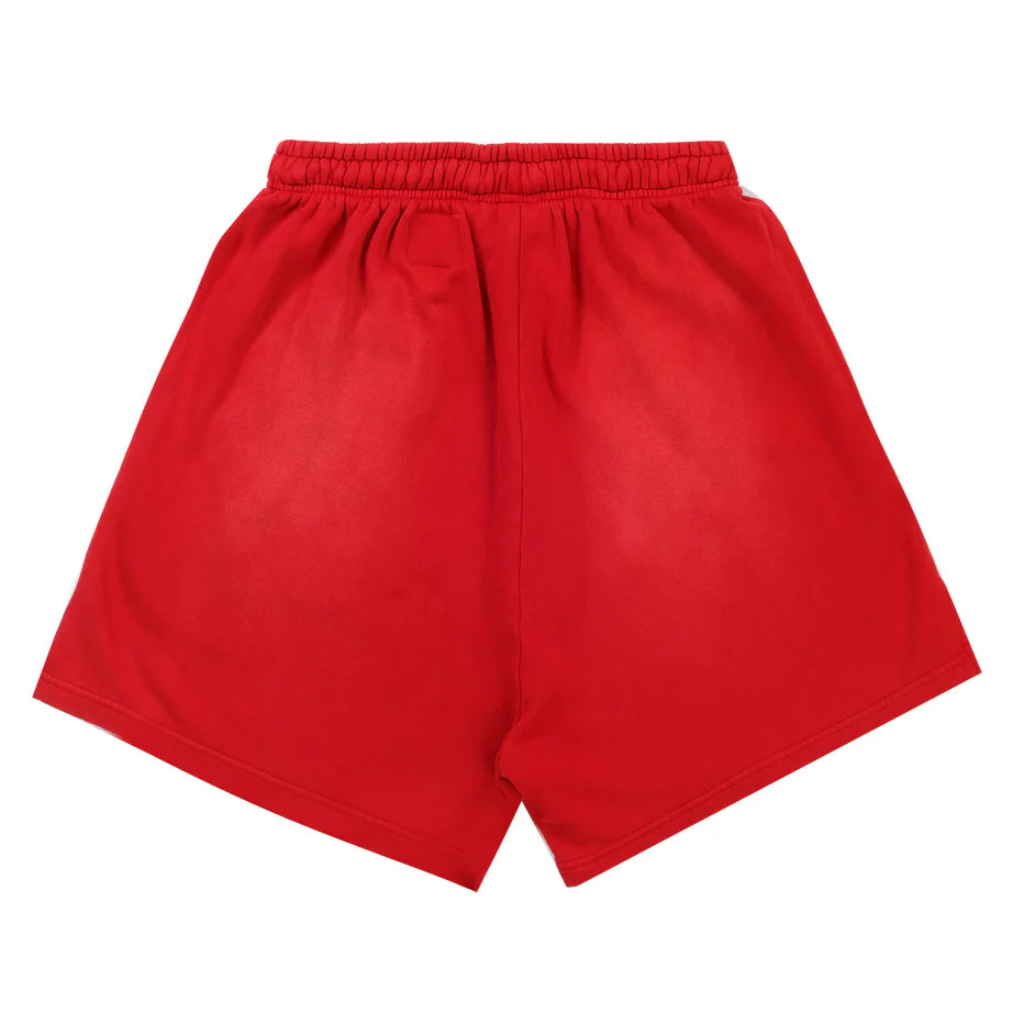 Hellstar Red White Flame Shorts