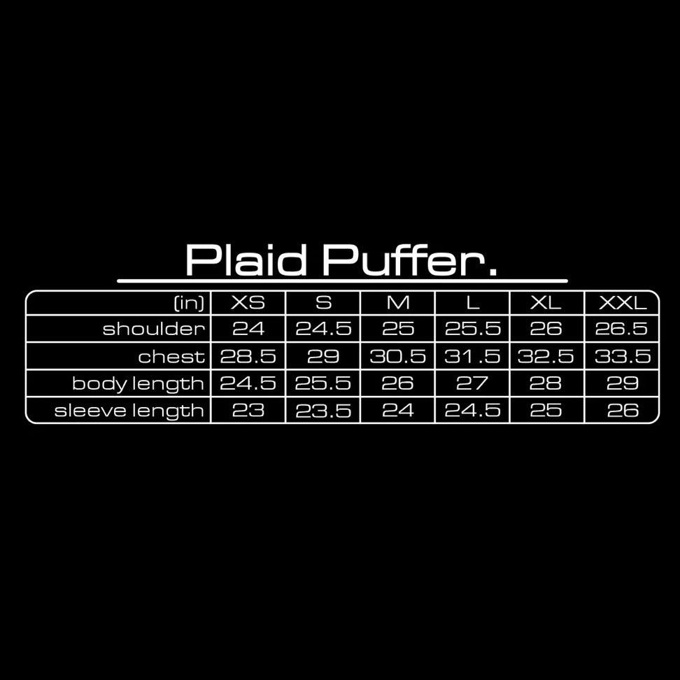 GV Gallery Plaid Puffer Jacket