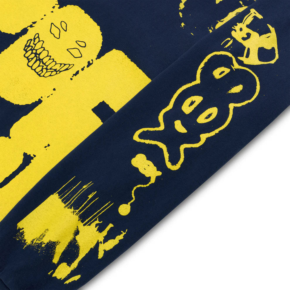 Sp5der Navy X-Ray Long Sleeve
