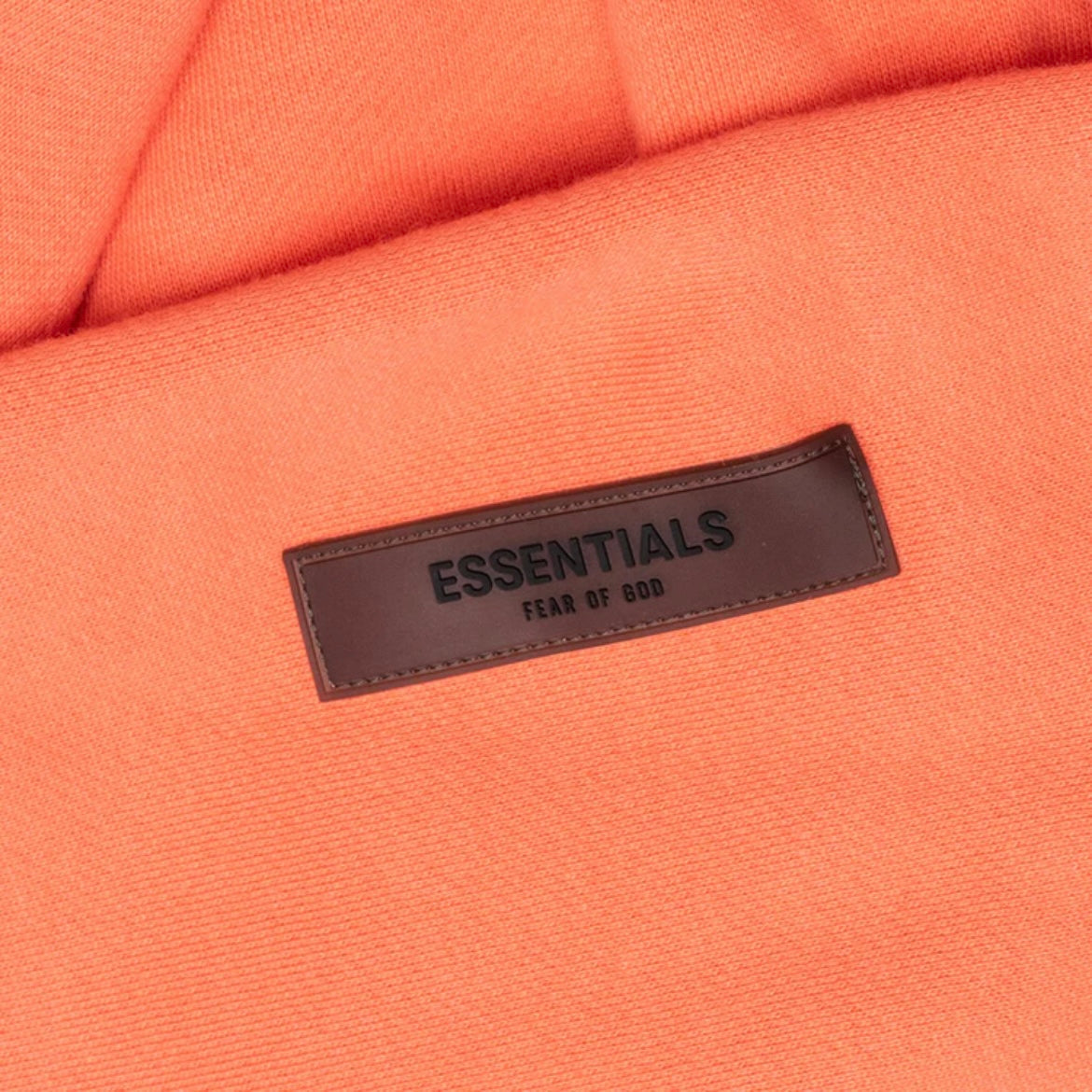 Fear of God Essentials Coral Hoodie Close View 1