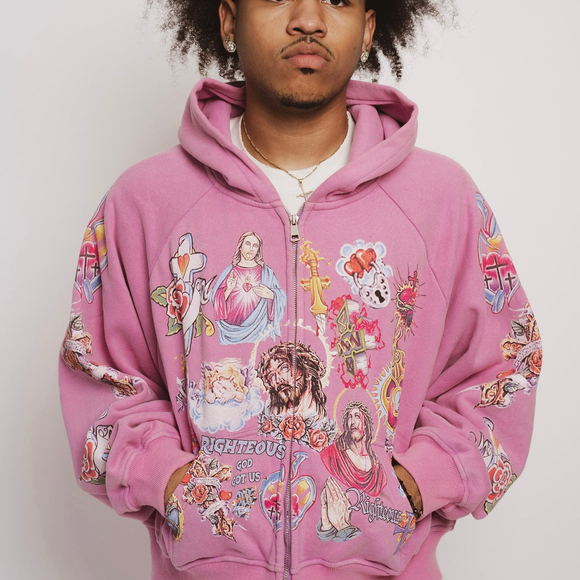 We Are Righteous Purple Risen King Zip Hoodie ComplexCon Exclusive