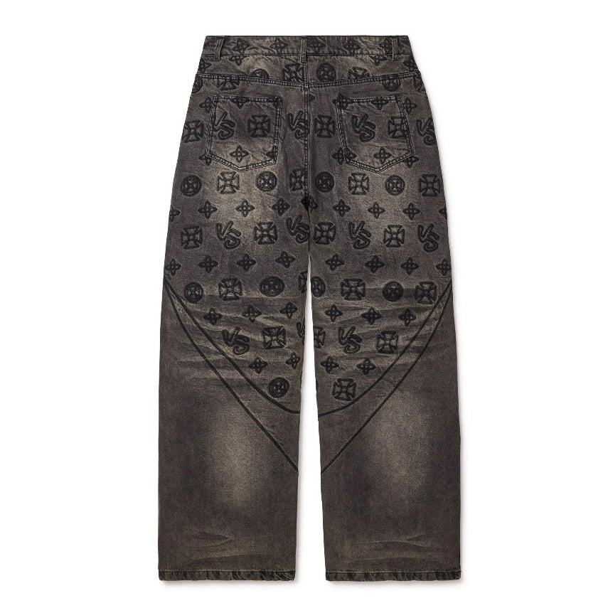 Vale Black Spade Denim Pants
