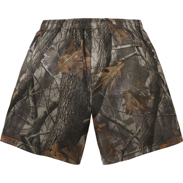 Supreme Camo Rhinestone Mesh Shorts