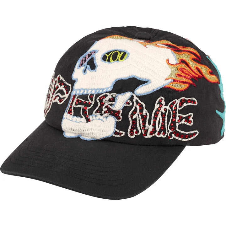 Supreme Black WFST 6-Panel Hat