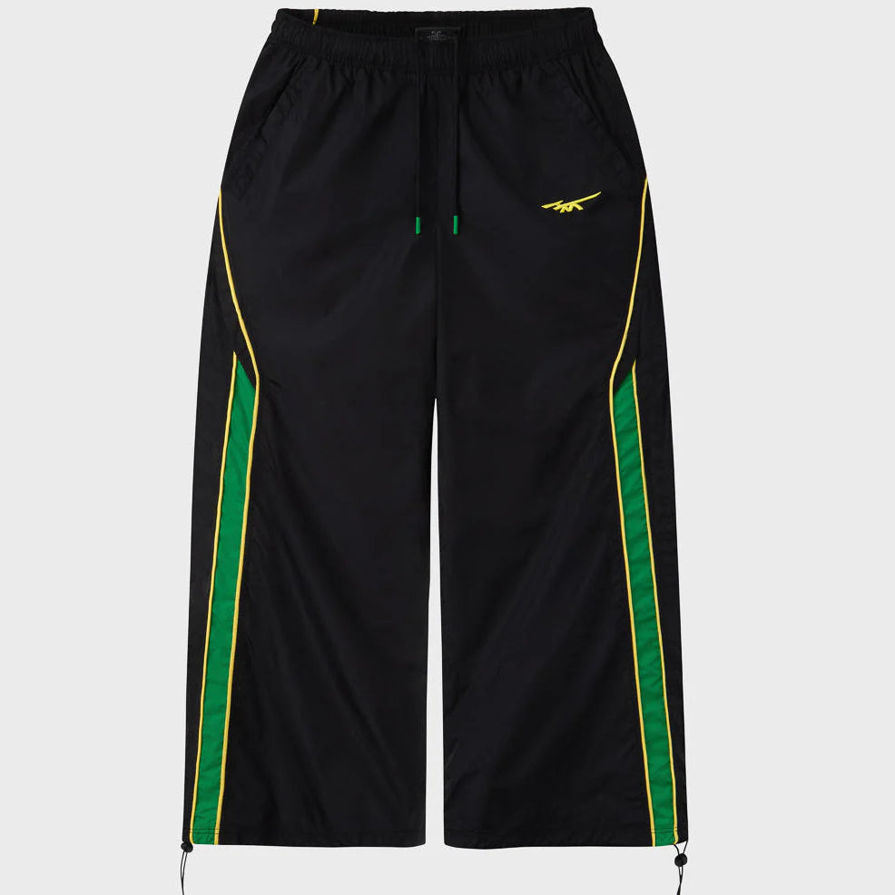 HMDD Black Green Samurai Track Pants
