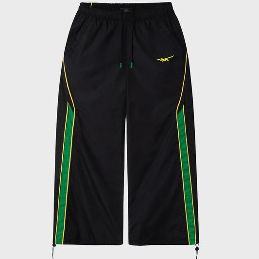 HMDD Black Green Samurai Track Pants