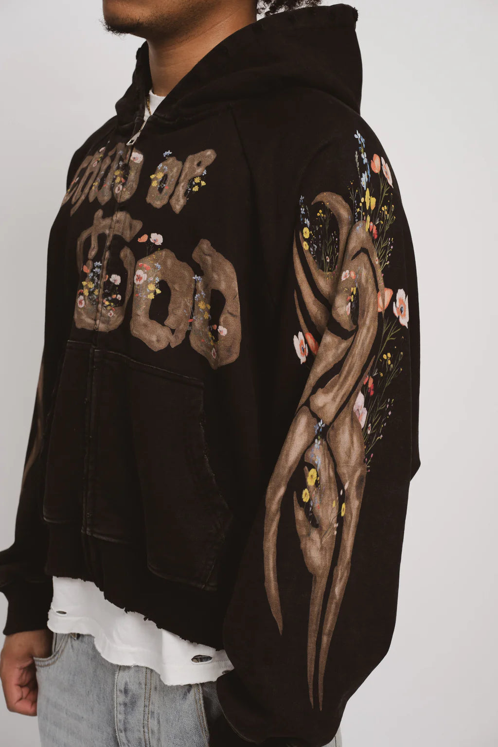 We Are Righteous Black Child of God Zip Hoodie