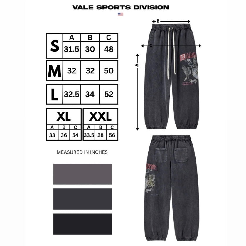 Vale Evo Black Vendetta Sweatpants