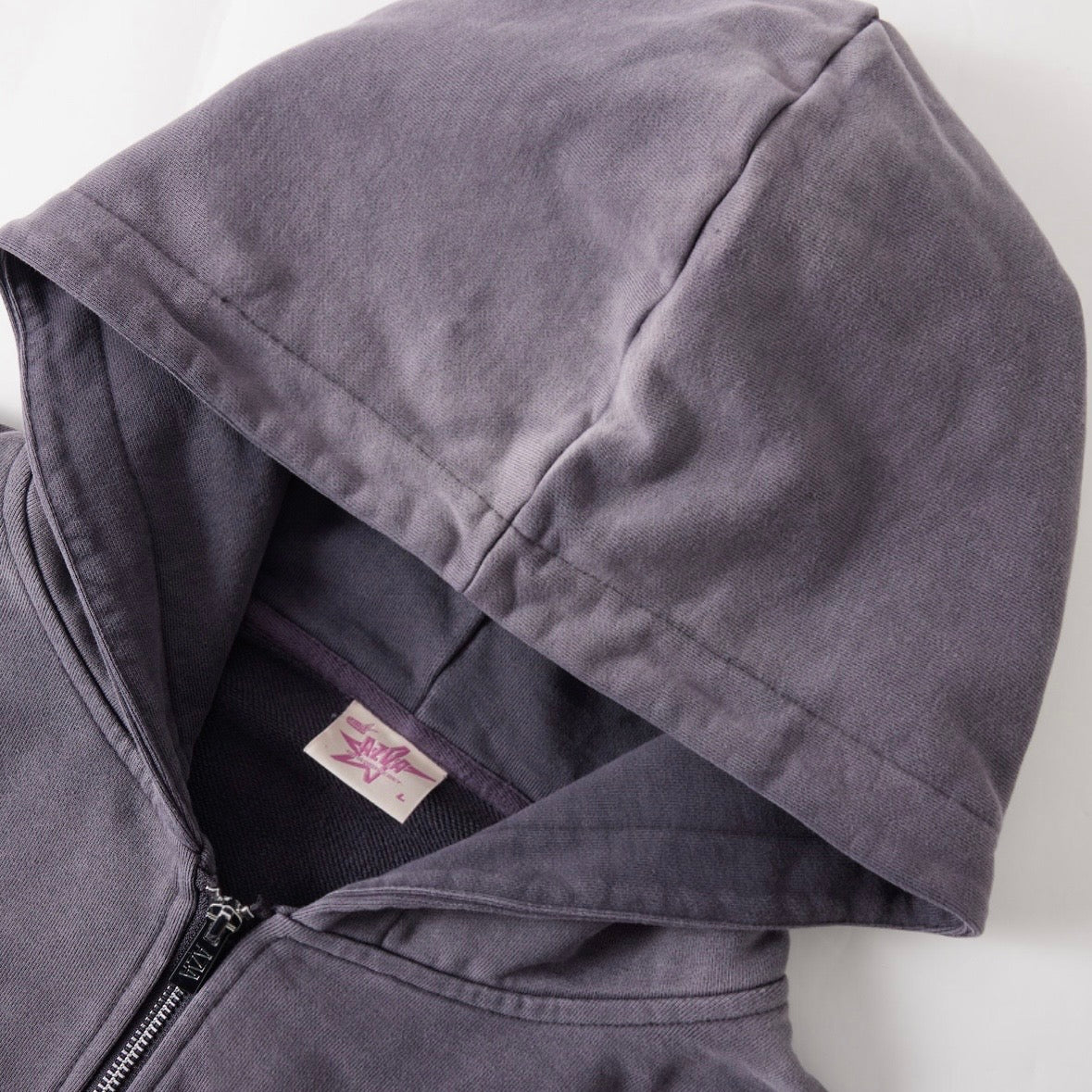 AZVA Vintage Black Crystal Cactus Zip Hoodie