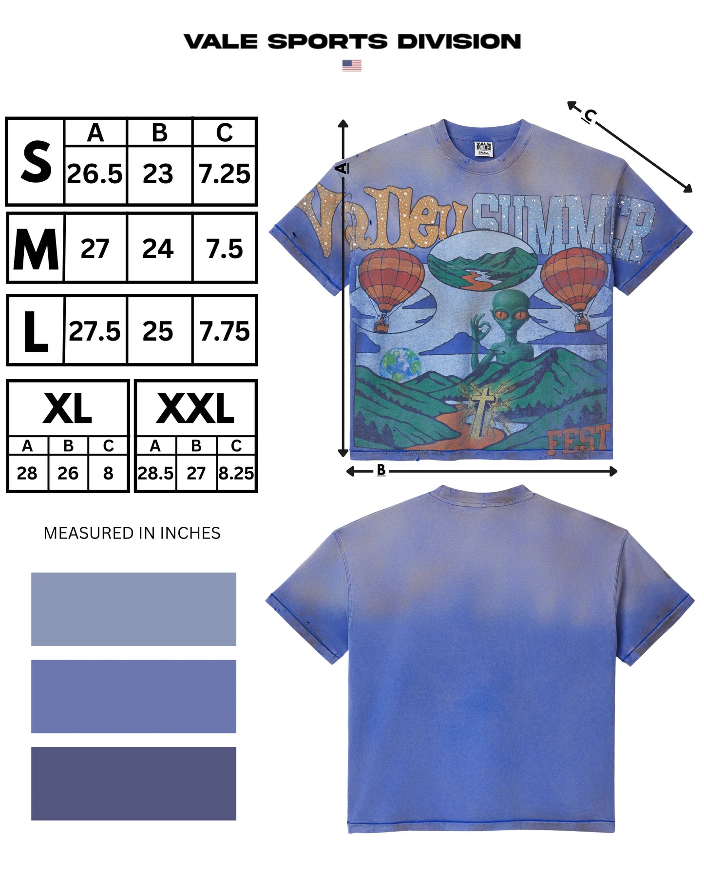 Vale Summer Slam Bling T-Shirt