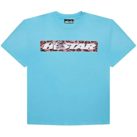 Hellstar Blue Box Logo T-Shirt