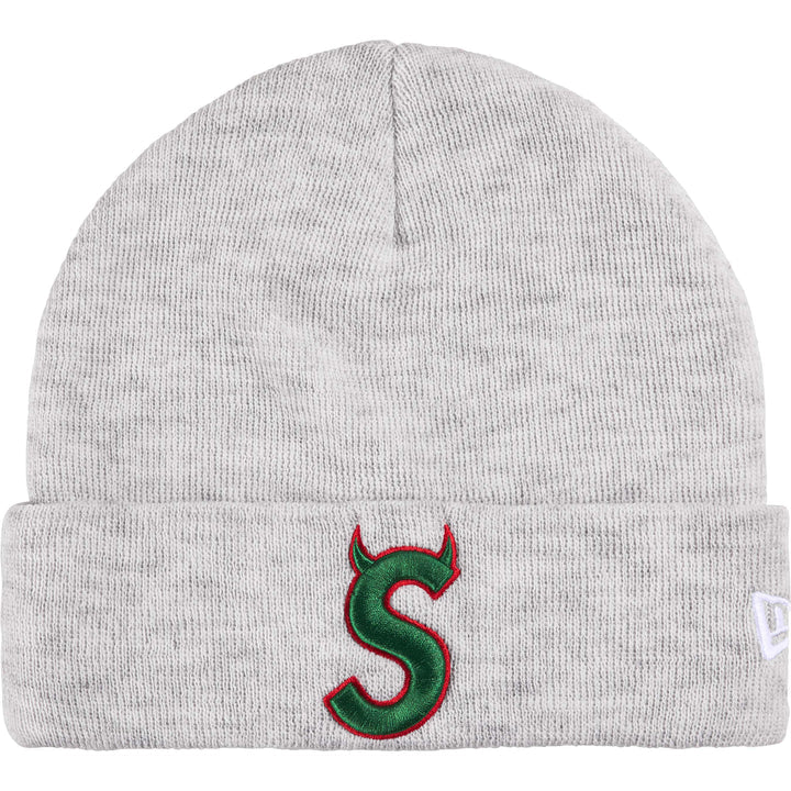 Supreme Ash Grey Devil S Logo Beanie