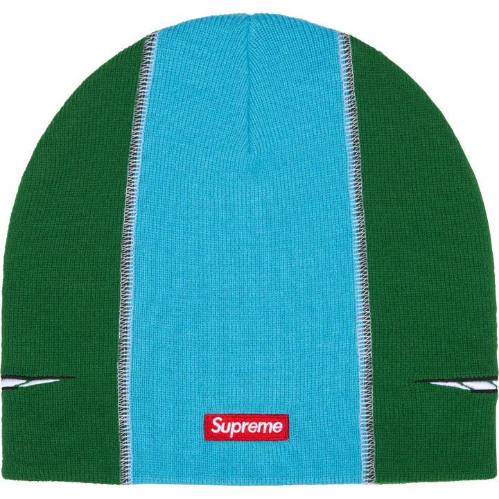 Supreme Light Blue Racing Panel Beanie