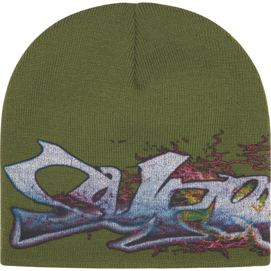 Supreme Olive Tag Beanie
