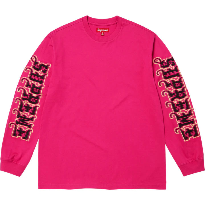 Supreme Fuchsia Intarsia Long Sleeve
