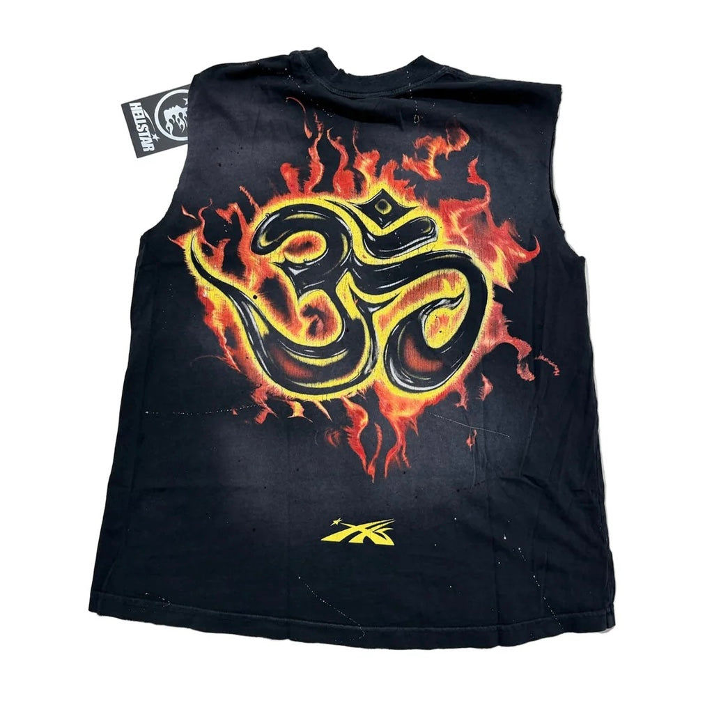 Hellstar Black Inner Peace Skeleton Sleeveless