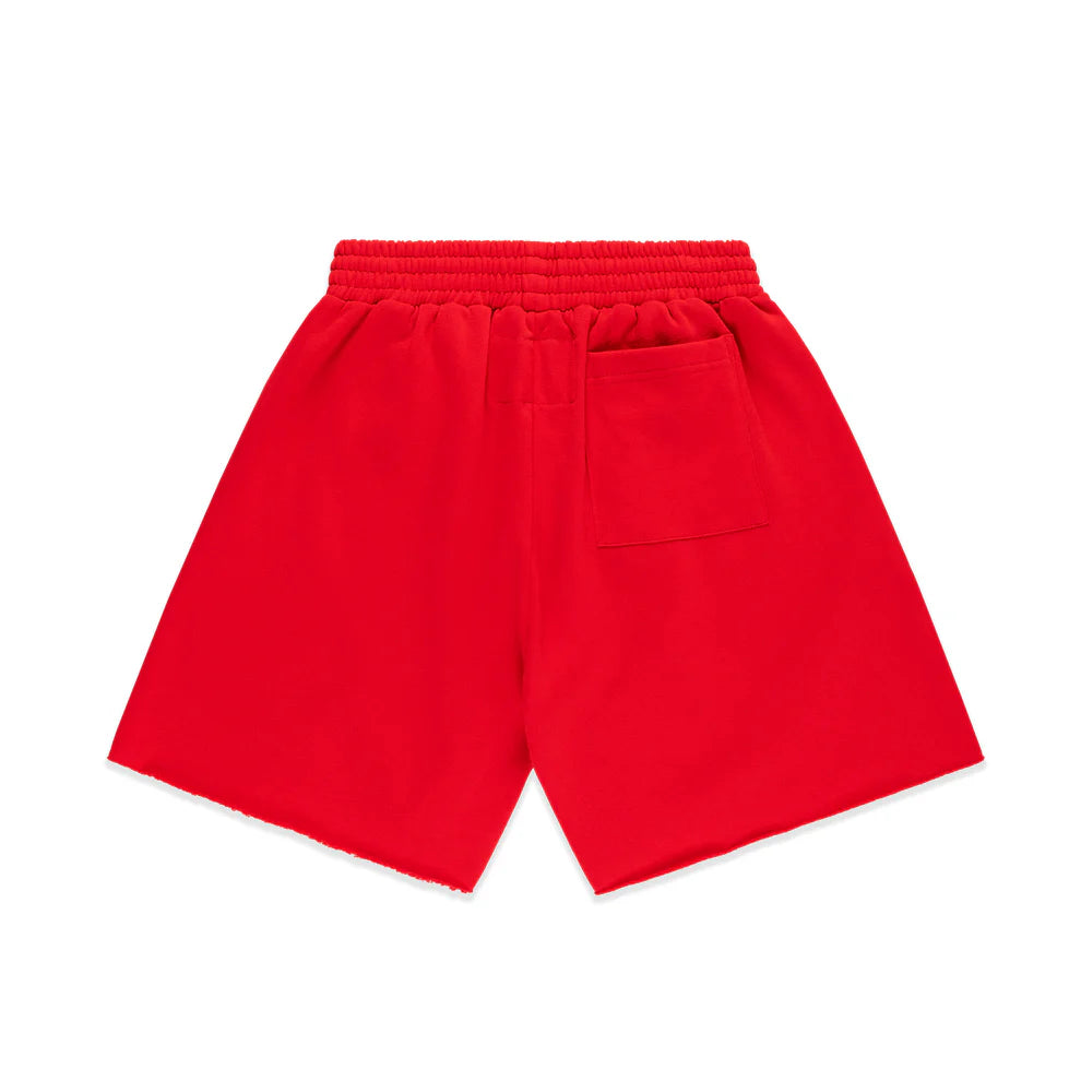 Sp5der Red OG Studded Shorts
