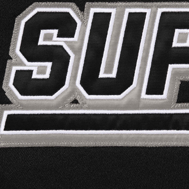 Supreme Black Football Zip Hoodie
