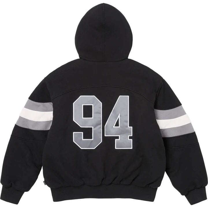 Supreme Black Filled Zip Hoodie