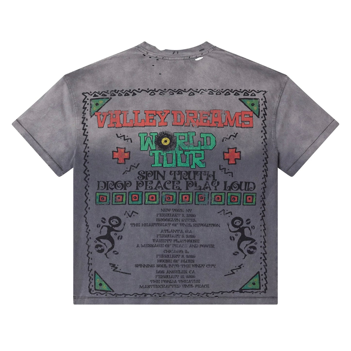 Vale Faded Chaos Bling T-Shirt