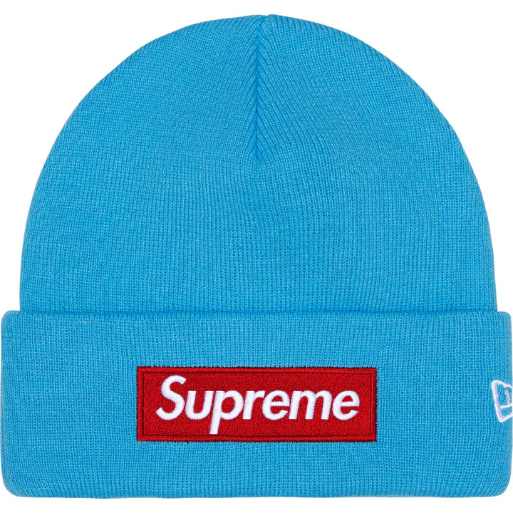 Supreme New Era Cyan Box Logo Beanie