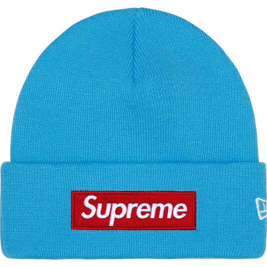 Supreme New Era Cyan Box Logo Beanie