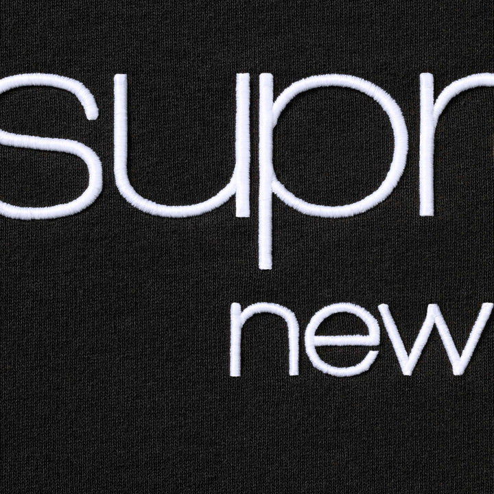 Supreme Black Classic Logo Hoodie