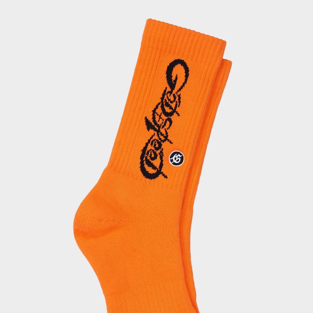 Godspeed Orange Black New Age Logo Socks