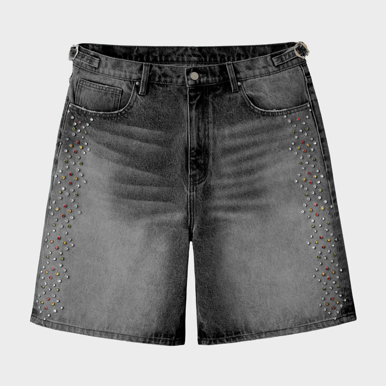 HMDD Black H-Star Crystal Jorts