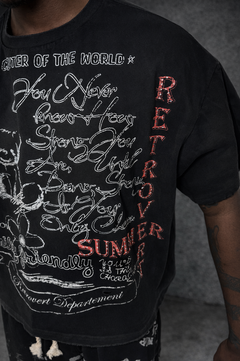 Retrovert Rhinestone Teddy T-Shirt