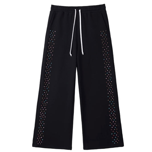 AZVA Black Crystal Cactus Sweatpants