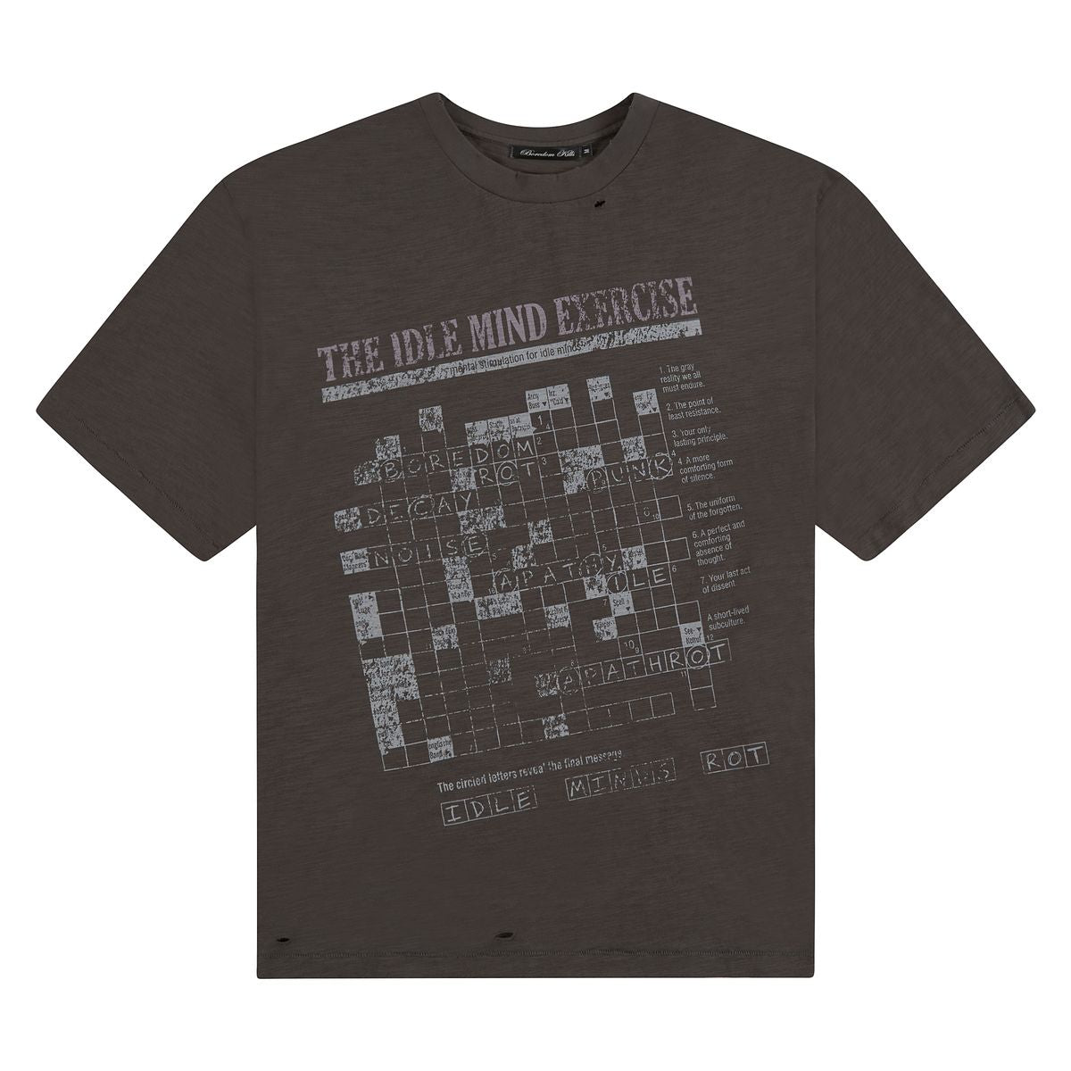 Boredom Kills Scramble T-Shirt