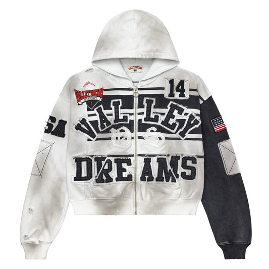 Vale Oreo Collage Zip Hoodie