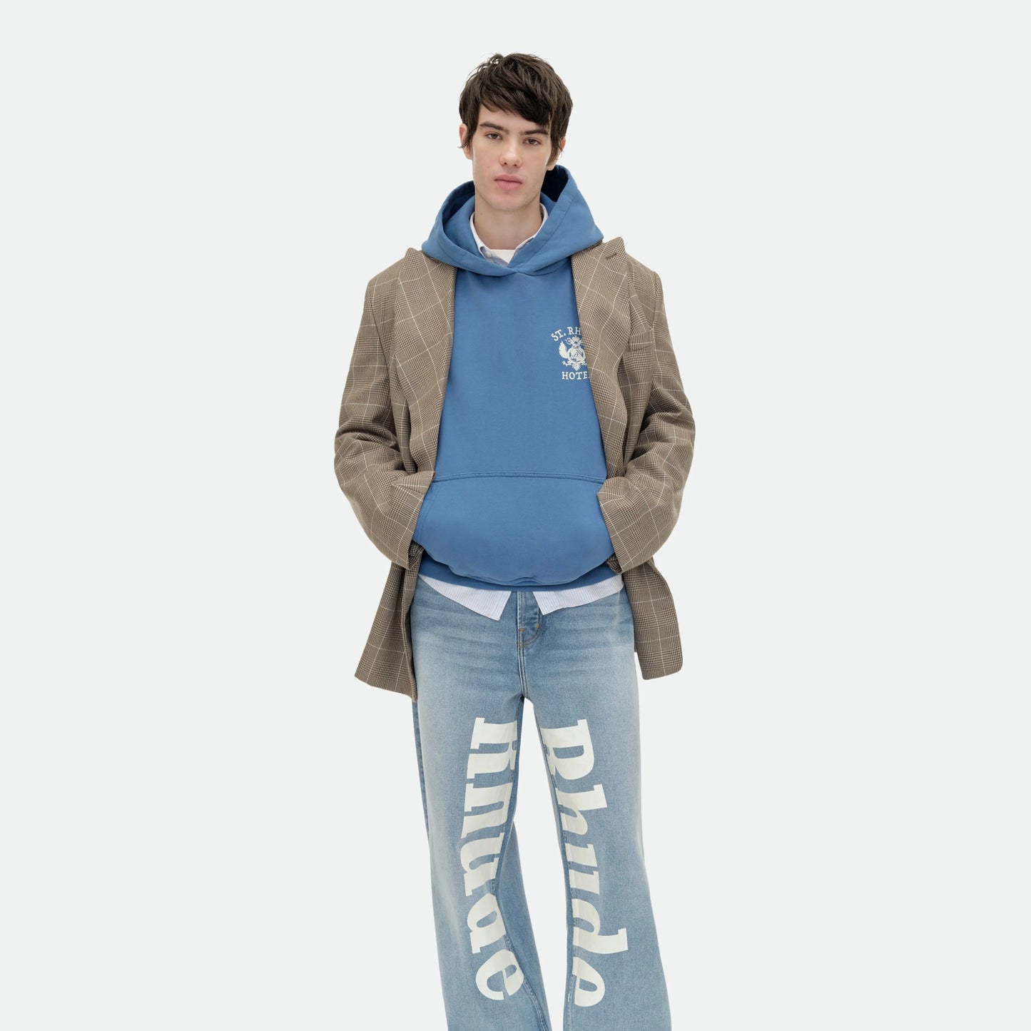 Rhude Royal Blue St Rhude Seal Hoodie