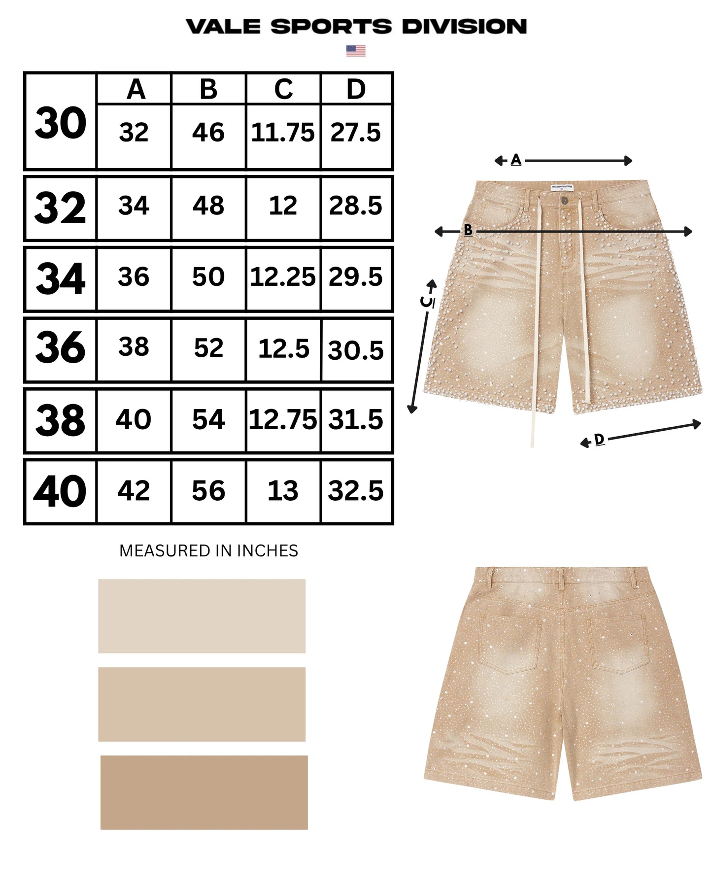 Vale Sand Storm Jorts