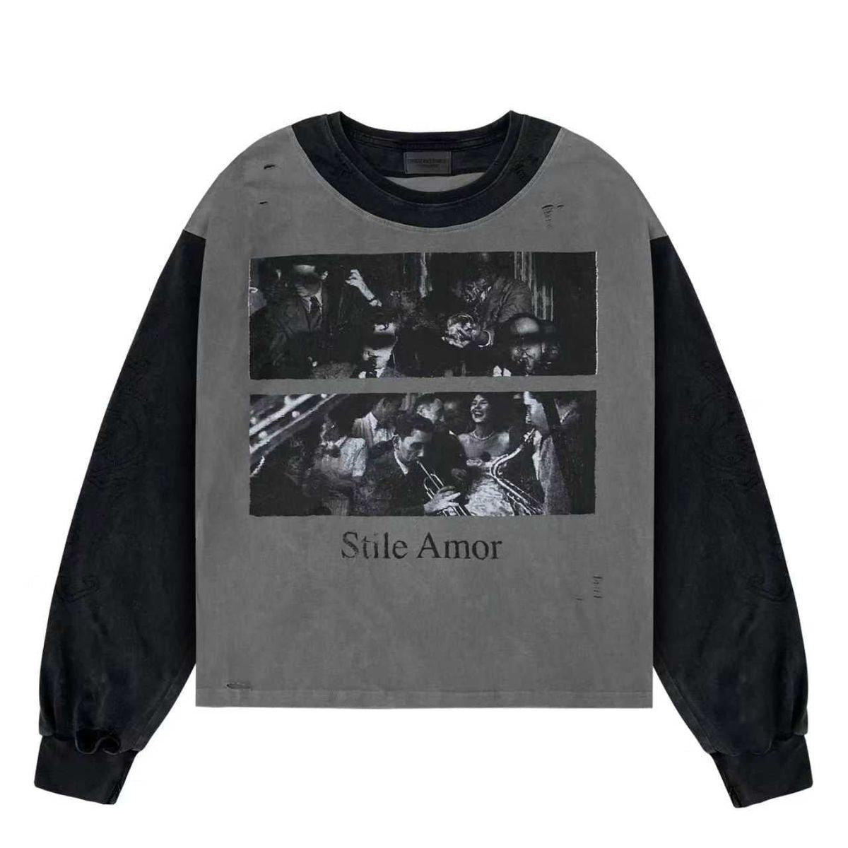 Stile De Amor Grey Biocolore Long Sleeve