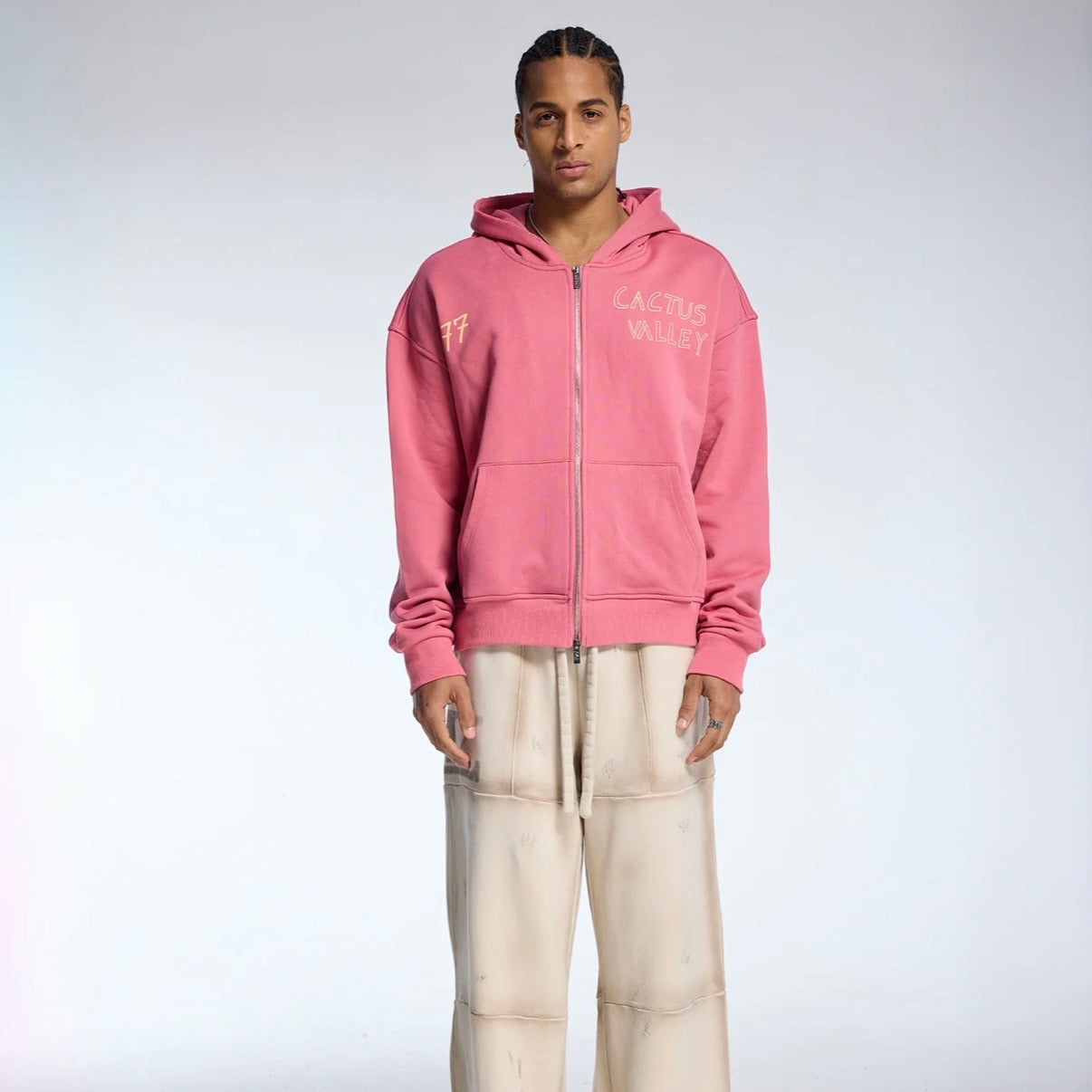 AZVA Pink Valley Love Hoodie