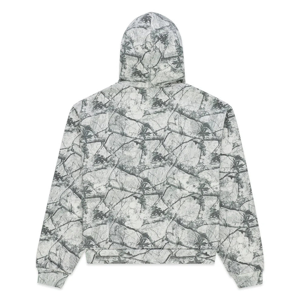 Sp5der White Camo Real Tree OG Web V2 Zip Hoodie